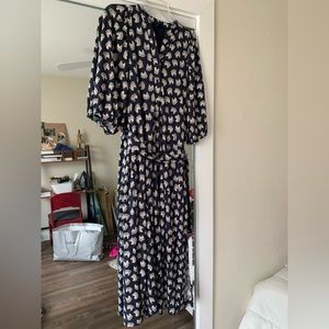 Knit Horse Print MIDI dress